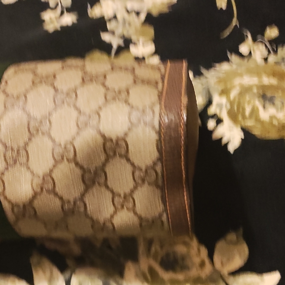 Vintage Gucci Sherry Line Beige and Brown GG Monogram Clutch - Picture 5 of 15